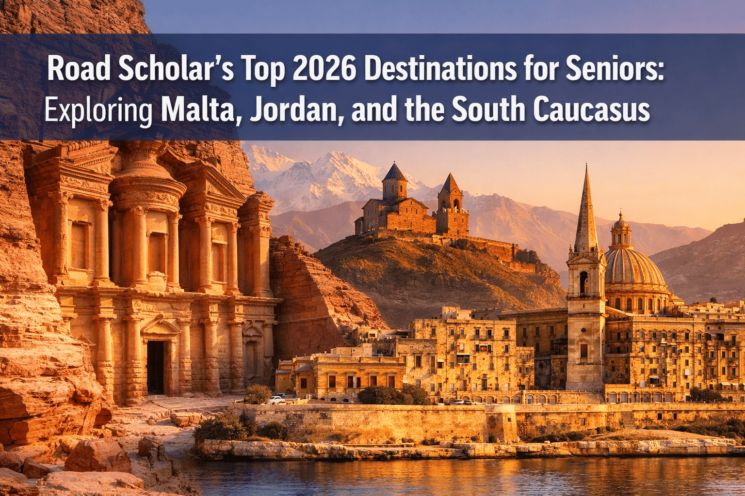 Road Scholar's Top 2026 Destinations: Malta, Jordan & Caucas